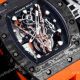 Swiss Copy Richard Mille RM66 Flying Tourbillon Rock Hand Orange Rubber Watch (4)_th.jpg